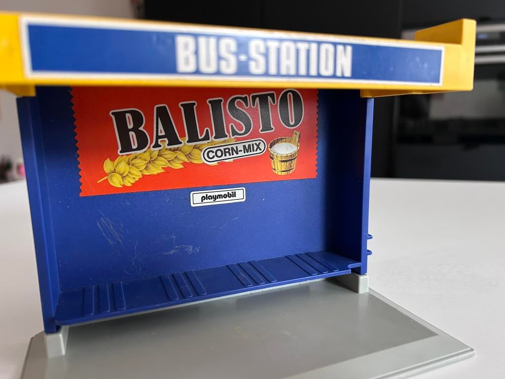Vintage playmobil busstop 1988, Enlèvement ou Envoi, Utilisé