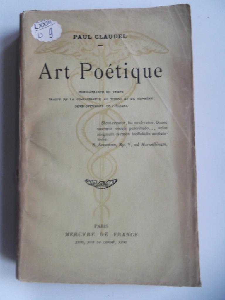 Paul Claudel - Art poétique, Enlèvement ou Envoi