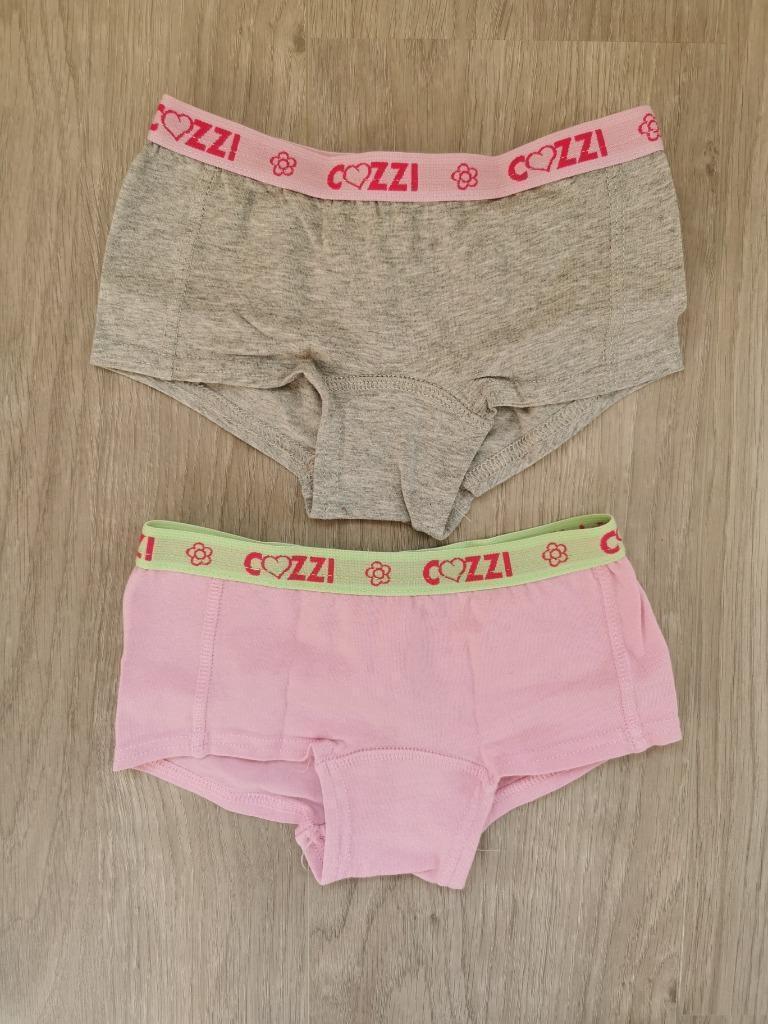 2x boxershort - maat 110, Kinderen en Baby's, Ophalen of Verzenden, Gebruikt, Meisje, Nacht- of Onderkleding