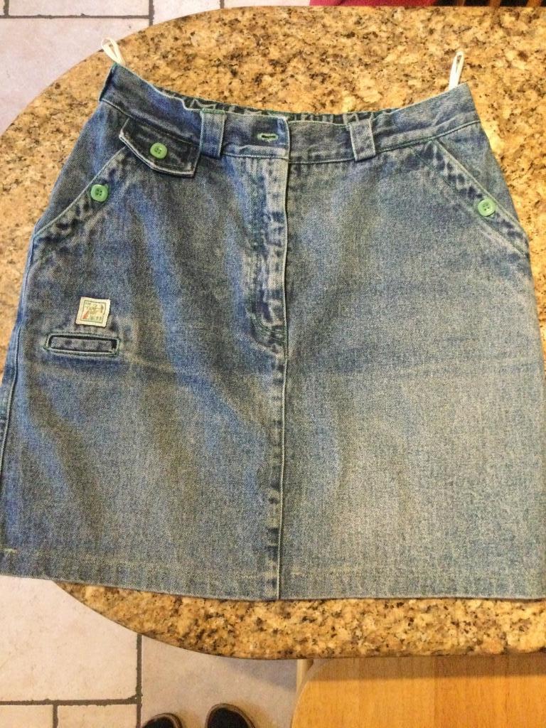 Jupe jeans, Taille 38/40 (M), Sans marque, Au-dessus du genou, Enlèvement