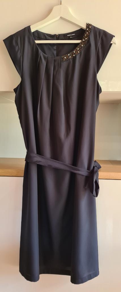 Zwart, glanzende cocktailjurk 'More&More' (maat: 38), Maat 38/40 (M), More&More, Zwart, Nieuw
