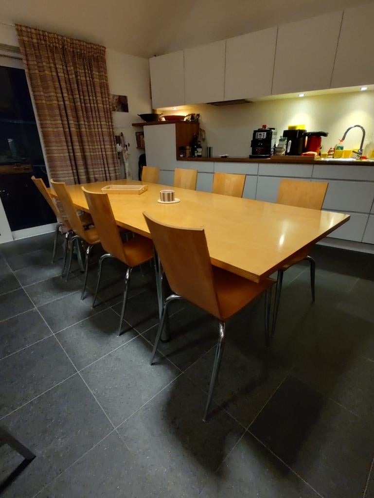 Stijlvolle design stoelen Philippe Starck Tango, Huis en Inrichting, Stoelen, Gebruikt, Vijf, Zes of meer stoelen, Hout, Ophalen