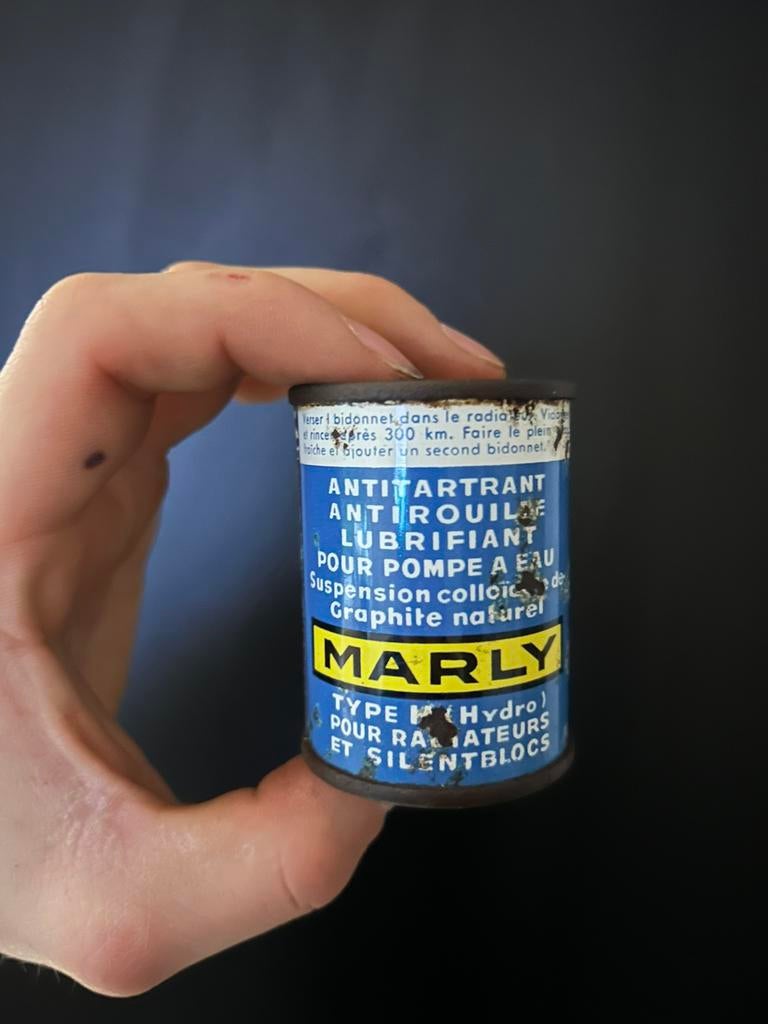 Bidon d’huile dossette Marly Olieblik olie blik oil can, Verzamelen, Ophalen of Verzenden