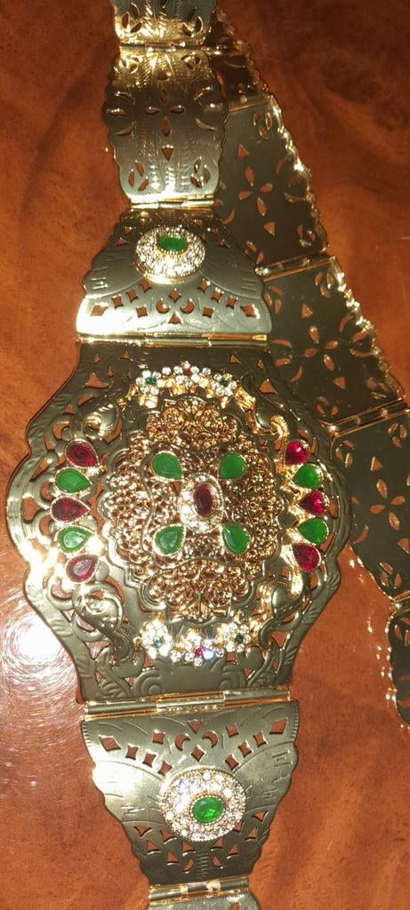 Superbe grande Mdama ceinture dorée de 95 cm, Enlèvement ou Envoi