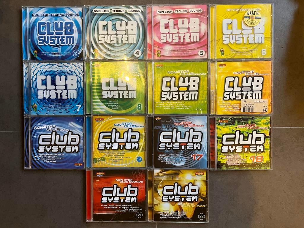 Club system lot dance house techno, Cd's en Dvd's, Ophalen of Verzenden, Zo goed als nieuw