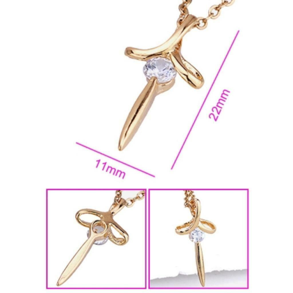 Pendentif + Chaine Neuf N° 16829, Bijoux, Sacs & Beauté, Pendentifs, Neuf, Autres matériaux, Or, Croix ou Symbole, Envoi