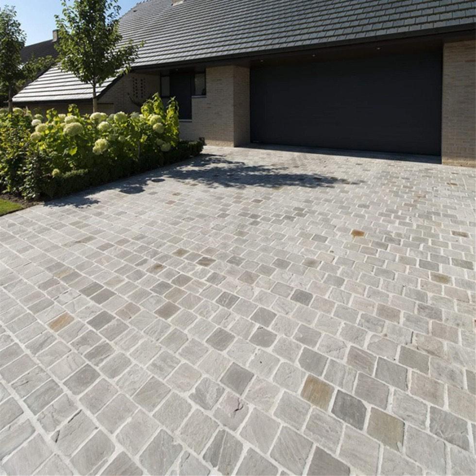 KANDLA gris ou multicolore 14x14x3-5cm 23€ htva/m2 PROMO!, Bricolage & Construction, Briques, Neuf, Pierres naturelles, Enlèvement