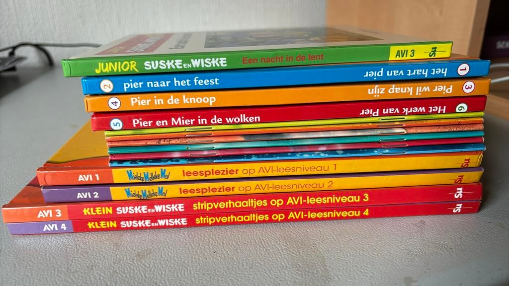Pakket leesboekjes voor beginners, Verzenden, Zo goed als nieuw