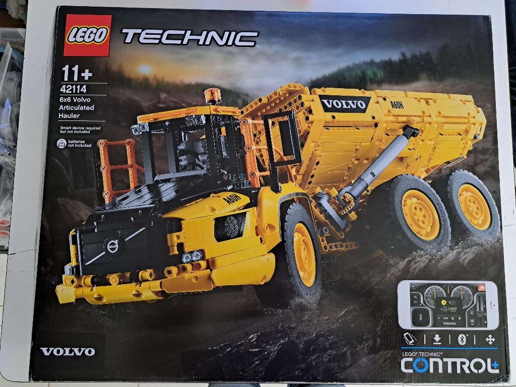 Lego 42114 6x6 Volvo Articulated Hauler, Ophalen of Verzenden, Zo goed als nieuw, Complete set, Lego