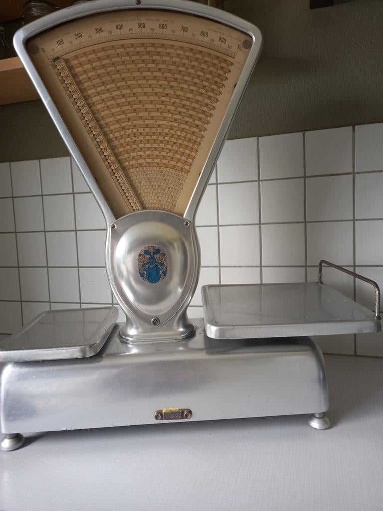 Retro winkel weegschaal, Ophalen, Zo goed als nieuw