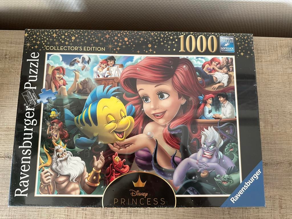 Puzzle Ravensburger Disney Princesse Ariel, Collections, Enlèvement ou Envoi, Autres personnages, Neuf, Autres types