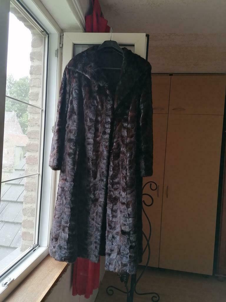 Manteau fourrure pattes de vison, Enlèvement, Comme neuf