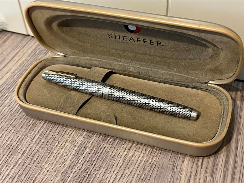 Sheaffer Imperial en argent sterling 14K, point F comme neuf, Porte-mines, Sheaffer, Enlèvement ou Envoi, Avec boîte