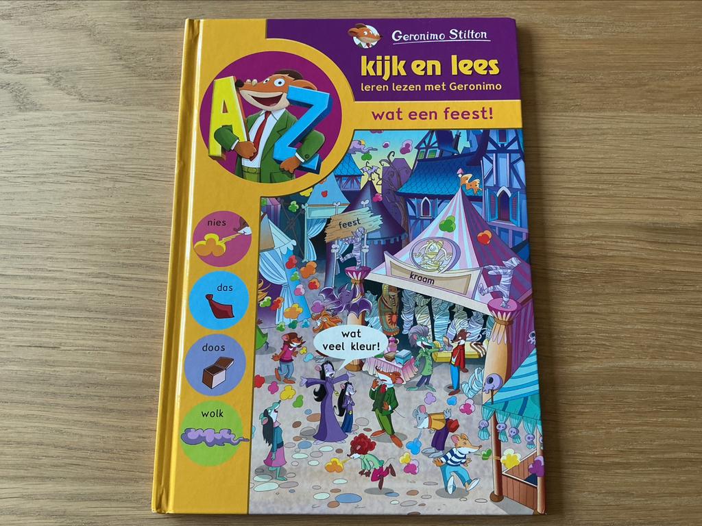 Geronimo Stilton - Wat een feest! - prima staat, Boeken, Ophalen, Gelezen, Geronimo Stilton