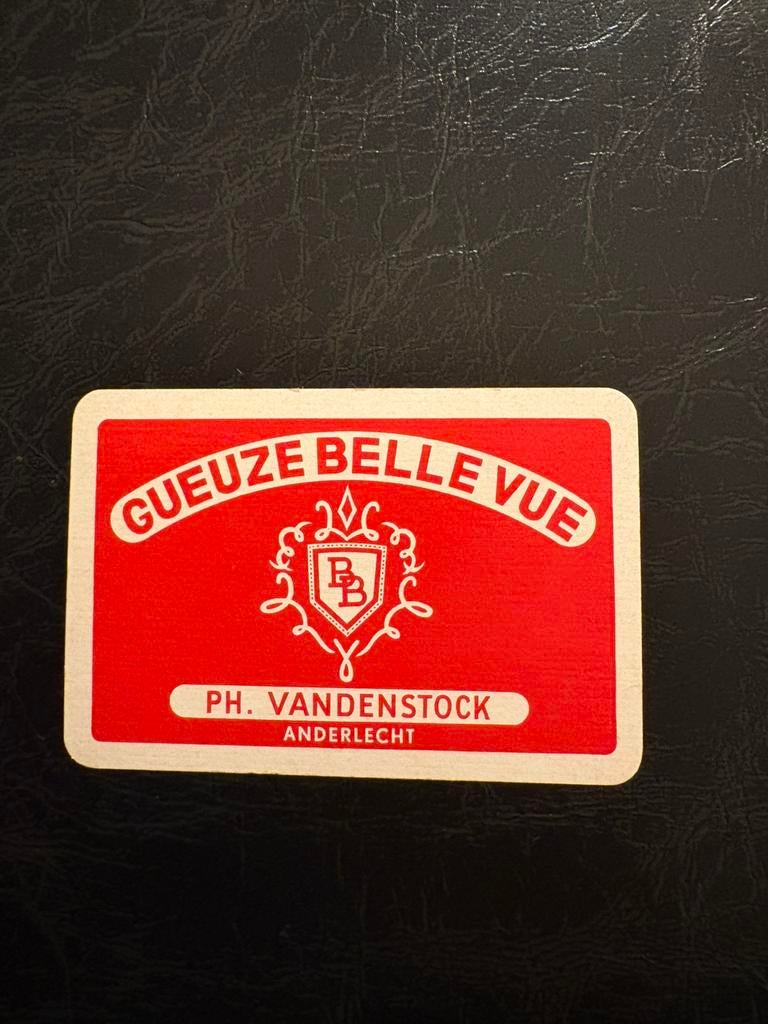 Speelkaart Gueuze Belle Vue, Envoi, Comme neuf