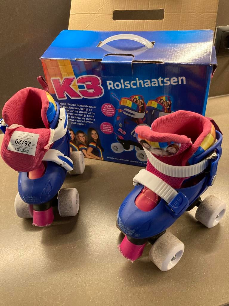 Rolschaatsen K3 maat 26-29, Kinderen en Baby's, Ophalen of Verzenden, Zo goed als nieuw