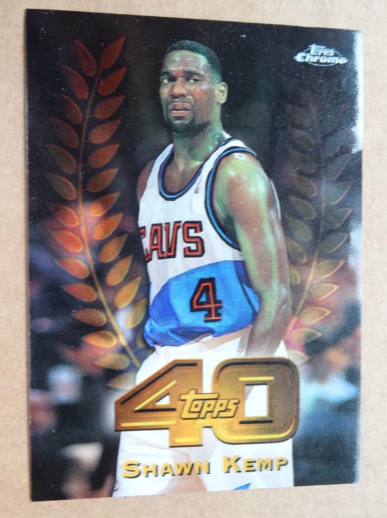 Réfracteurs Shawn Kemp chromés NBA Topps 98-99 - Topps 40+CT, Envoi, Neuf, Autres types