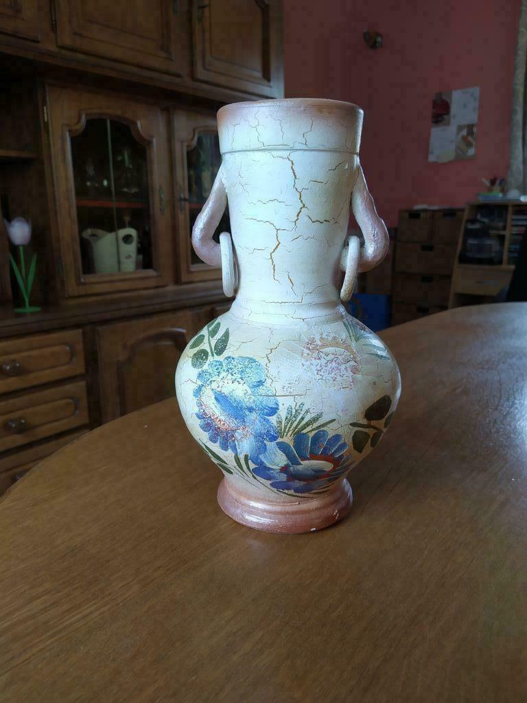 Amfora vaas - H 30 cm - D 18 cm, Antiek en Kunst, Ophalen
