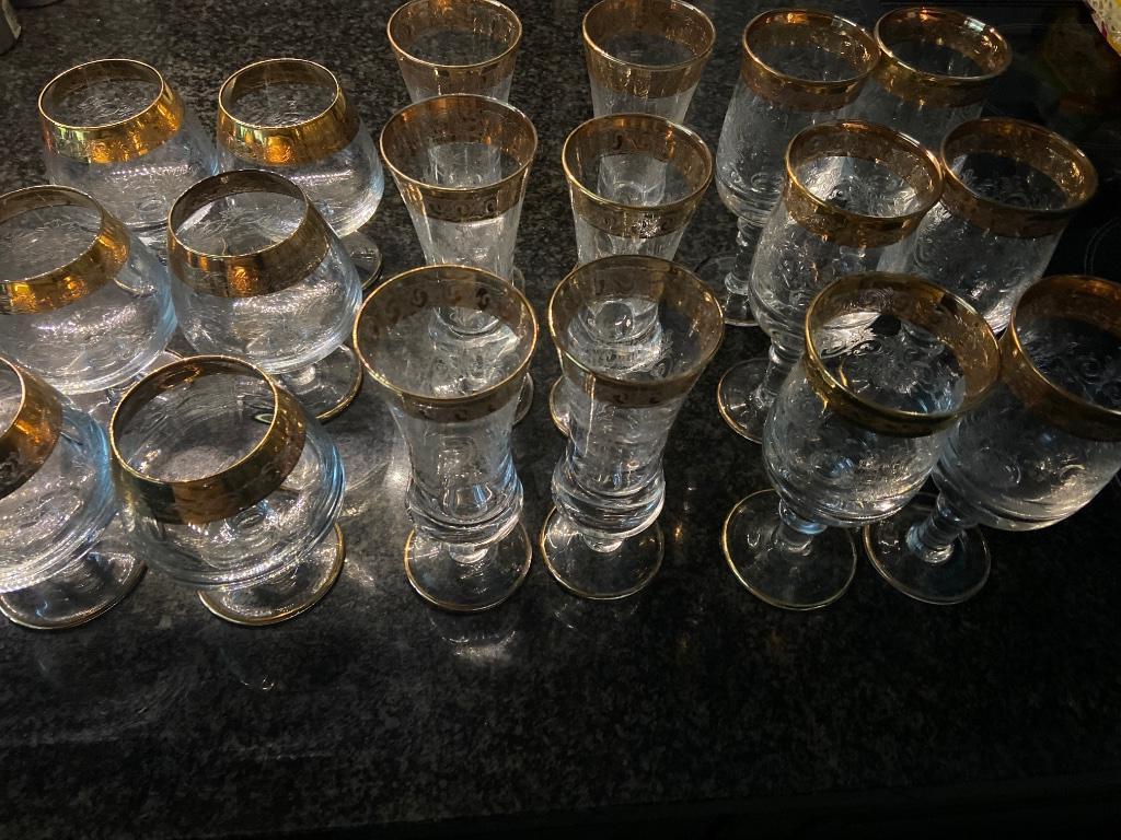 18 Murano drinkglazen, Verzamelen, Ophalen