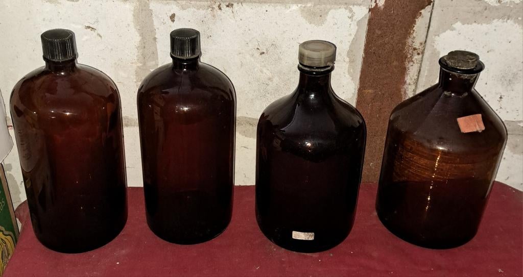 Fles flessen oude apothekersflessen decoratie, Ophalen of Verzenden