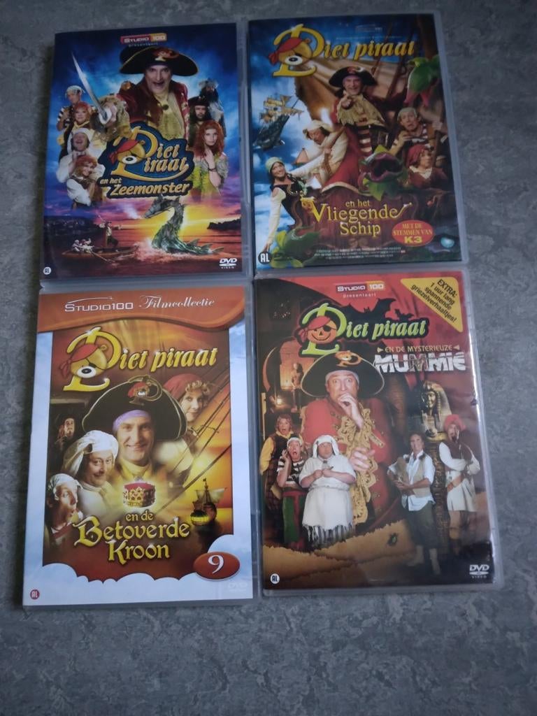 Dvd's piet piraat, Ophalen, Zo goed als nieuw