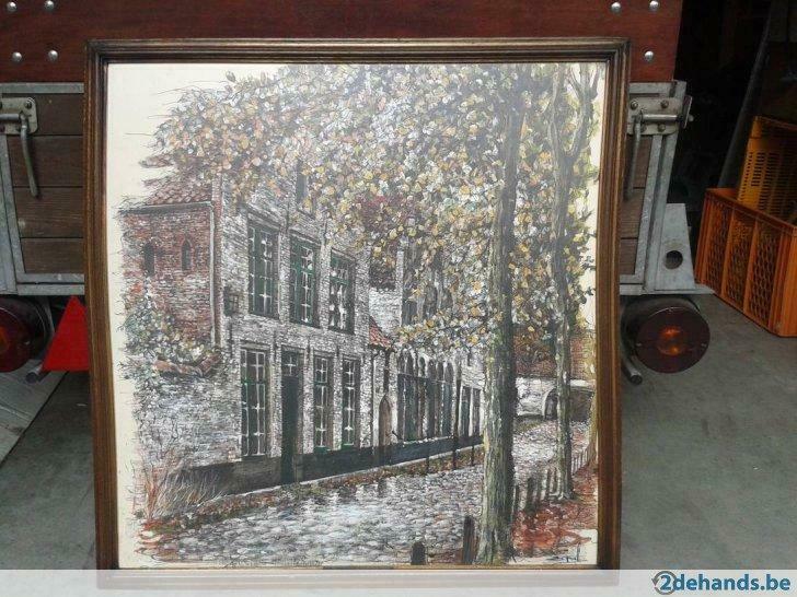 Foto van een schilderij, Antiek en Kunst