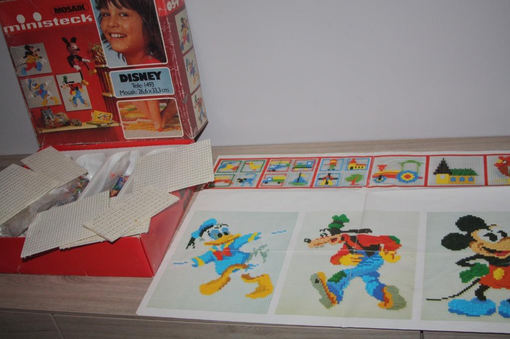Disney , Mosaik Ministeck , gebruikte staat , west germany, Verzamelen, Ophalen of Verzenden, Overige figuren, Gebruikt, Overige typen