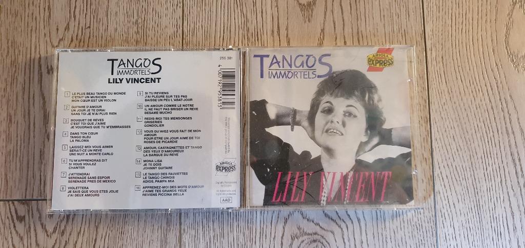 Lily Vincent ‎– Tangos Immortels, CD & DVD, Enlèvement ou Envoi, Utilisé