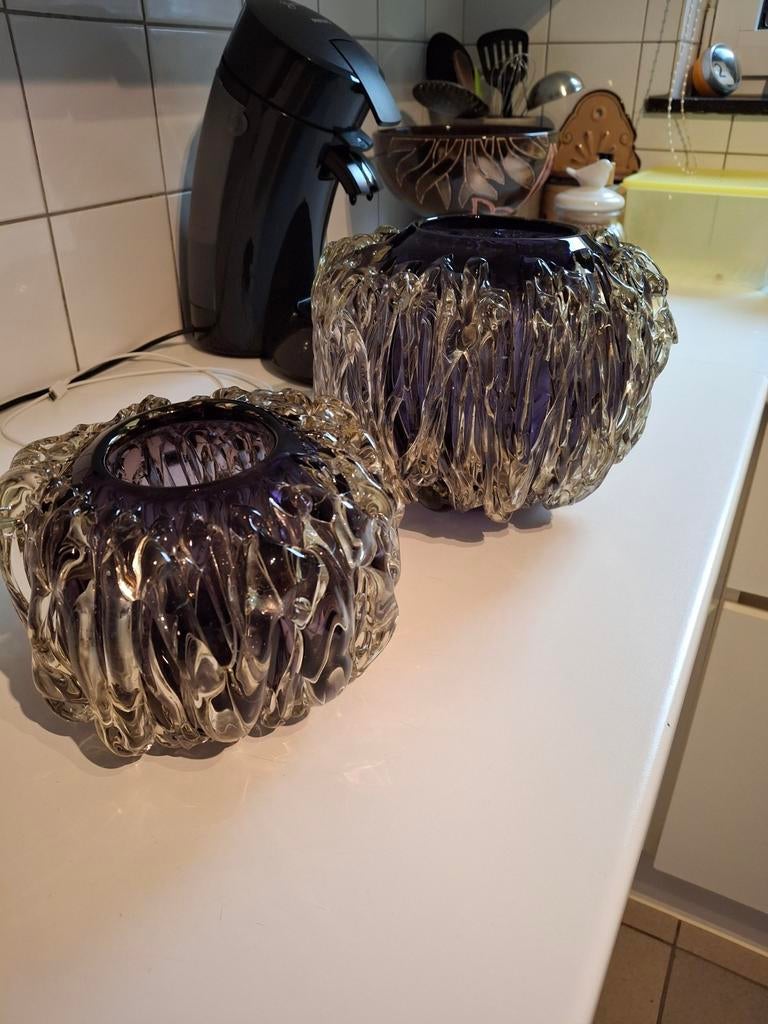 2 vazen murano?, Huis en Inrichting, Ophalen