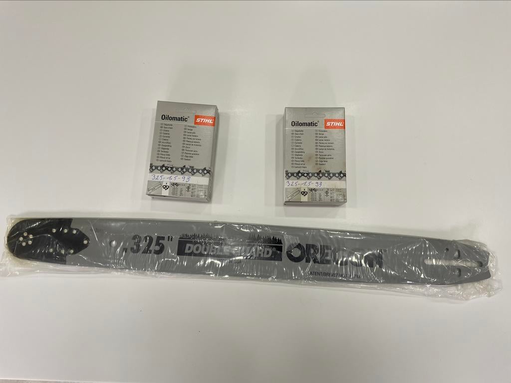 Oregon zaagblad 70cm + 2 stihl kettingen nieuw, Ophalen of Verzenden, Nieuw