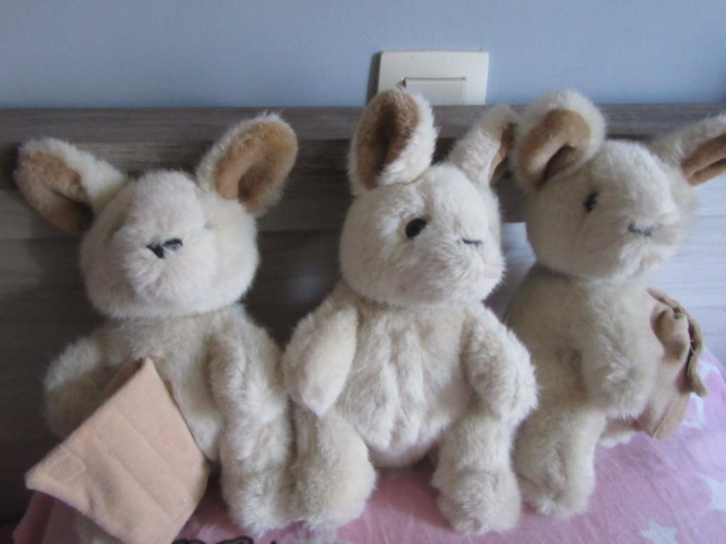3x kangoeroe knuffel - knuffelbeer, Kinderen en Baby's, Speelgoed | Knuffels en Pluche, Ophalen of Verzenden, Gebruikt, Overige typen