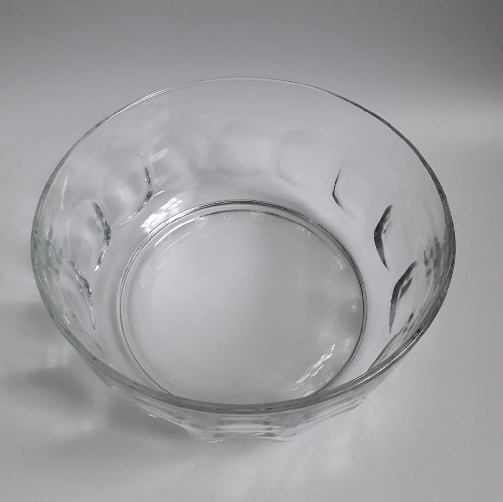 Ronde glazen kom - 22cm - Arcoroc France, Verre, Enlèvement, Utilisé, Autres styles