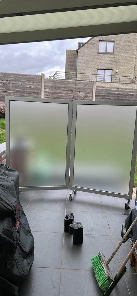 Mobiel  windscherm, Ophalen, Aluminium