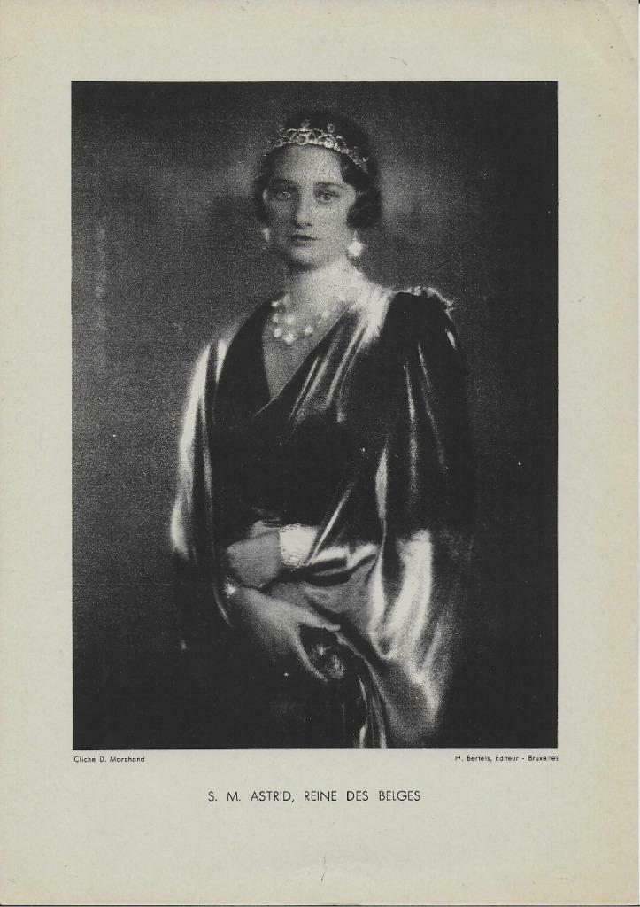Koningin Astrid foto, Verzamelen, Foto's en Prenten, Verzenden, Buitenland, Foto
