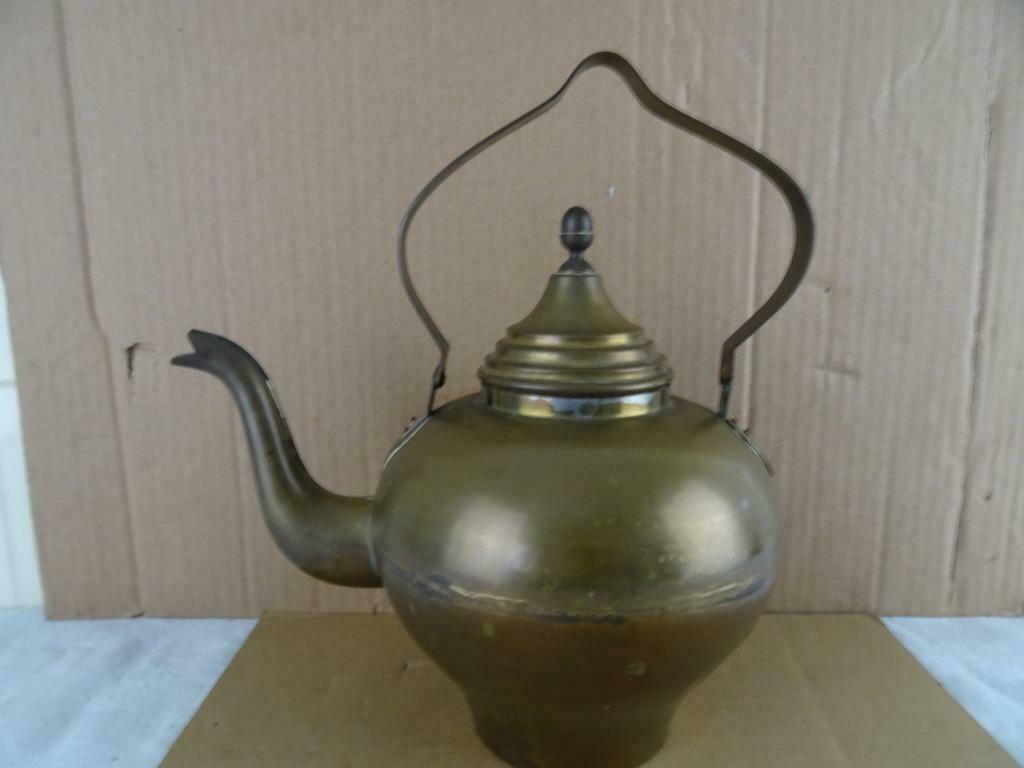 Bouilloire à eau antique Théière en cuivre antique Bouilloir, Antiquités & Art, Enlèvement ou Envoi, Cuivre