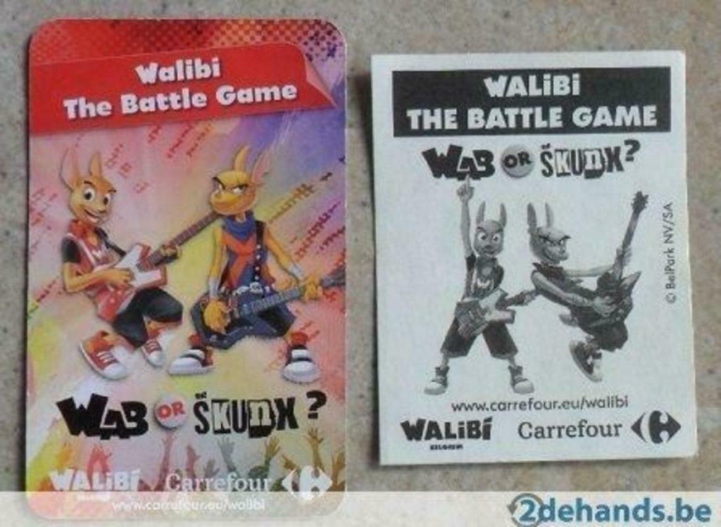 Walibi - The Battle Game -kaarten en stickers -upd 31/01/26, Verzenden, Zo goed als nieuw, Meerdere kaarten