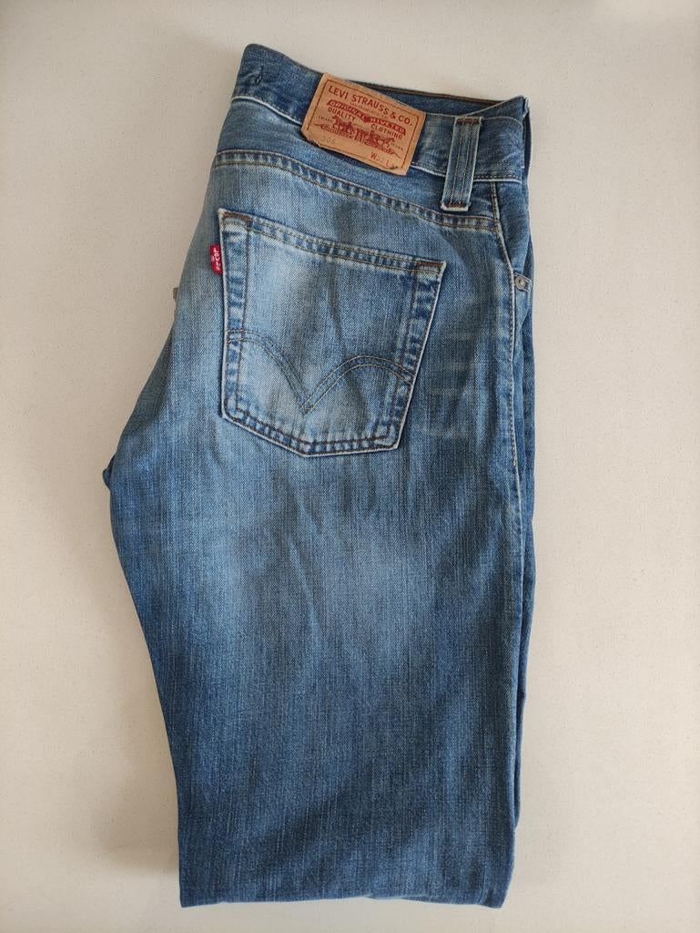 Blauwe jeans broek levi's 506, 32/32, uitstekende staat, Ophalen of Verzenden, Zo goed als nieuw