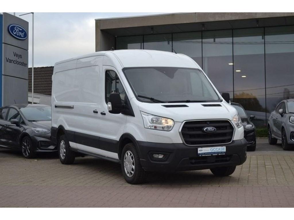 Ford Transit Trend 350L H2 L3, Excl. BTW €20 250, Monovolume, Euro 6, Wit, Te koop