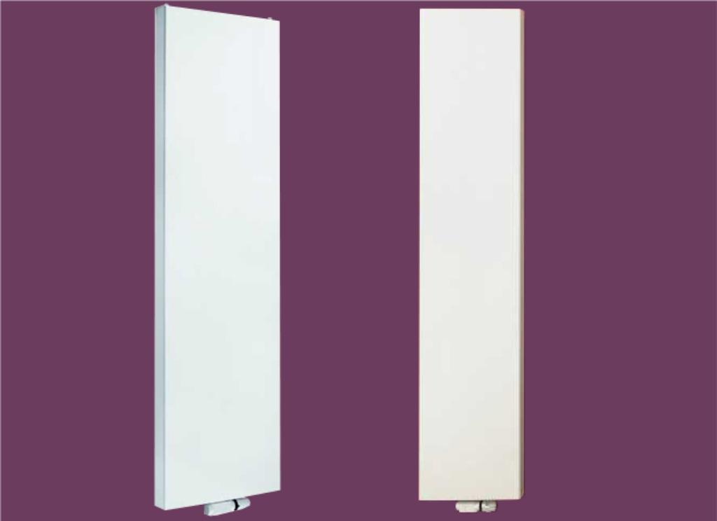Radiateur à panneau vertical avec plaque frontale plate - 18, Bricolage & Construction, Enlèvement, 80 cm ou plus, Radiateur, 60 à 150 cm