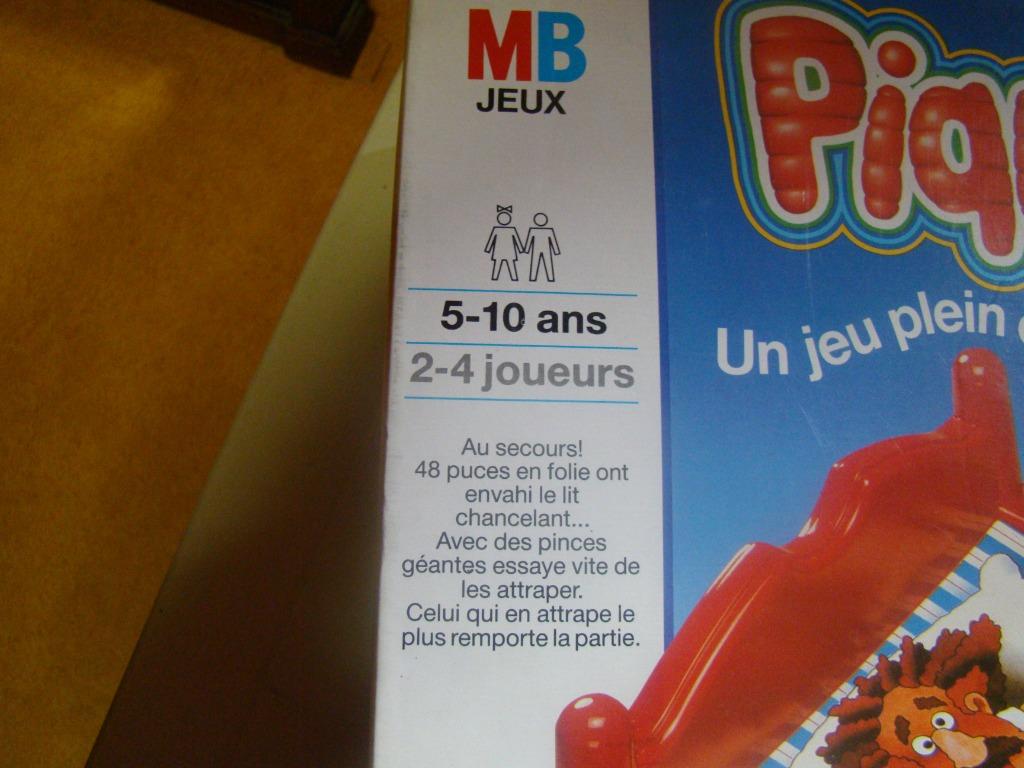 jeu société Piqu'Puces, Enlèvement, Comme neuf