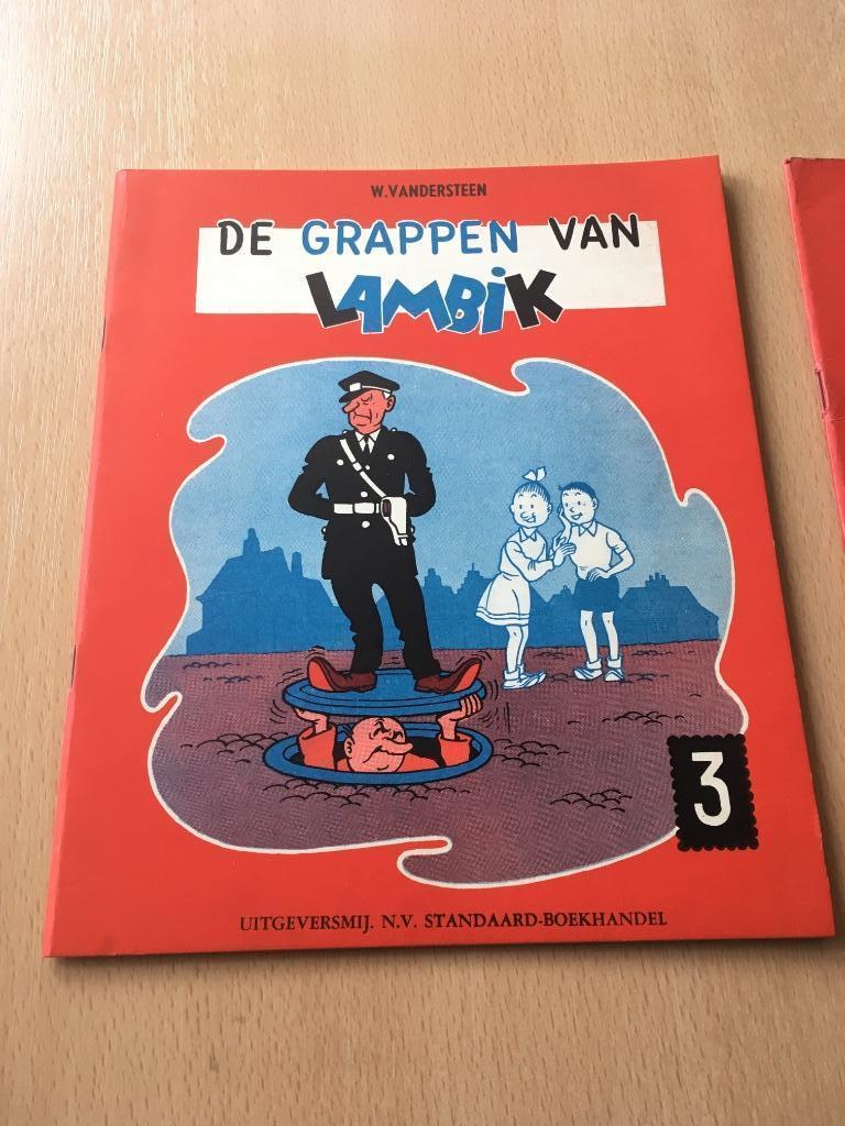 Oude strips De Grappen Van Lambik 3 en 4, Plusieurs BD, Enlèvement, Comme neuf, Willy Vandersteen