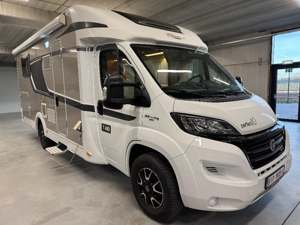 Carado T 449 perfect 10, Caravans en Kamperen, Mobilhomes, Fiat, 7 tot 8 meter, Half-integraal, Tot en met 4
