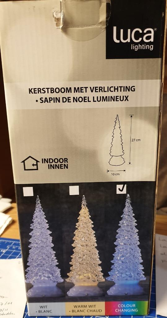 Sapin de Noël lumineux - marque LUCA Lighting, Enlèvement ou Envoi, Utilisé, Décoration