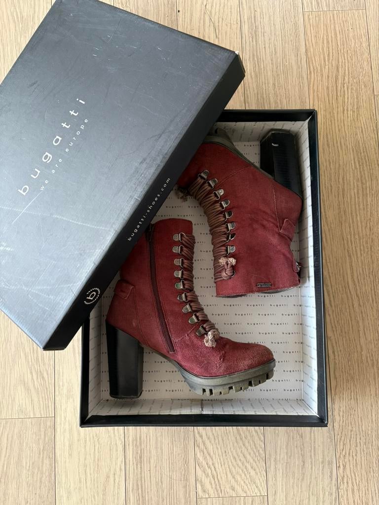 Bottines Bugatti (cuir) taille 37, Enlèvement ou Envoi, Autres couleurs, Bugatti, Boots et Botinnes