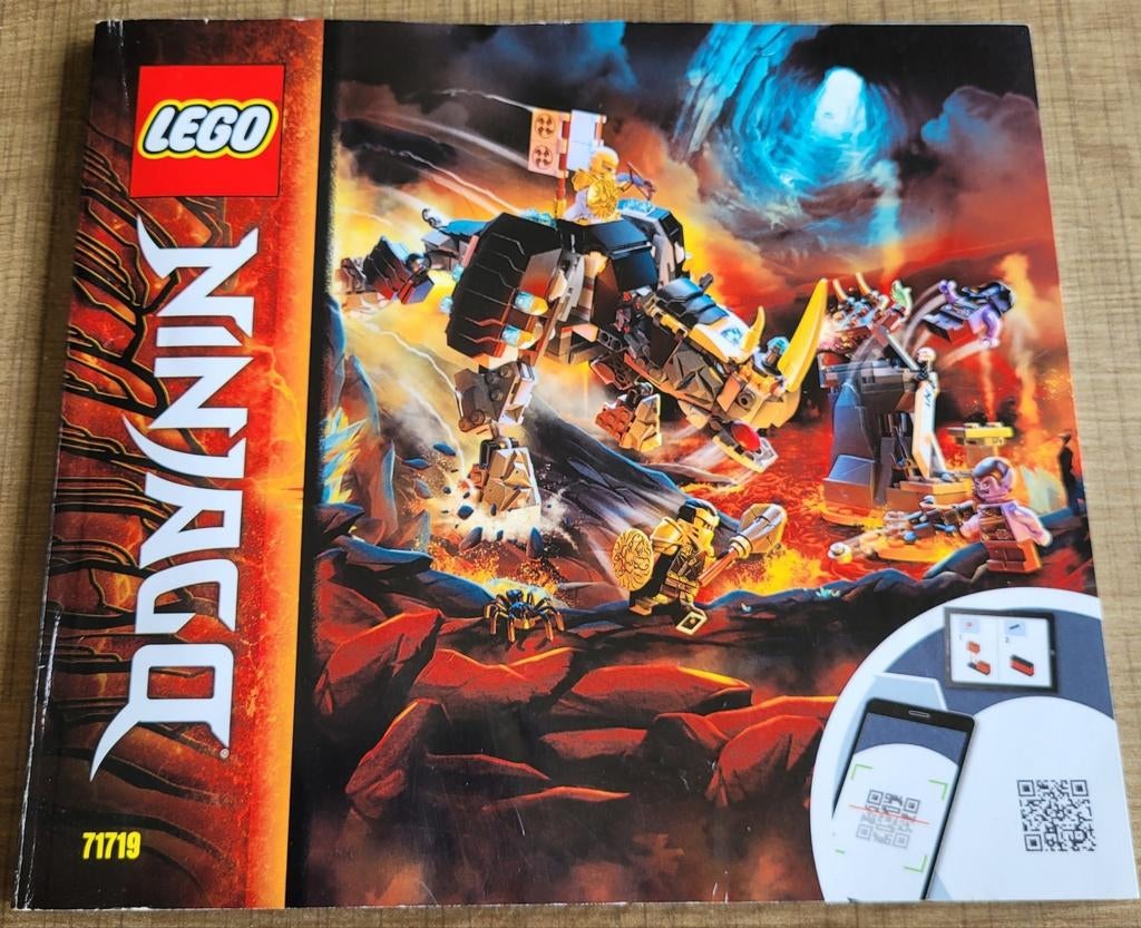 Lego Ninjago bouwboekje - doos 71719 (2020), Ophalen of Verzenden, Gebruikt, Losse stenen, Lego