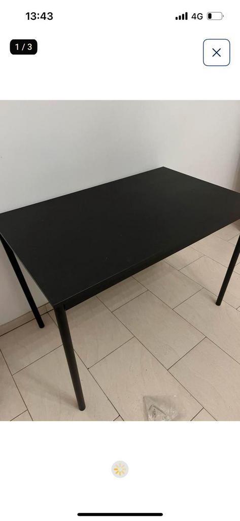 Salle à manger en couleur noir, Enlèvement ou Envoi, Comme neuf, Métal