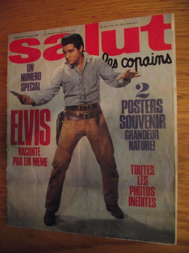 Salut les copains tijdschriftencollectie, ELVIS special, 197, Ophalen of Verzenden, 1960 tot 1980, Tijdschrift
