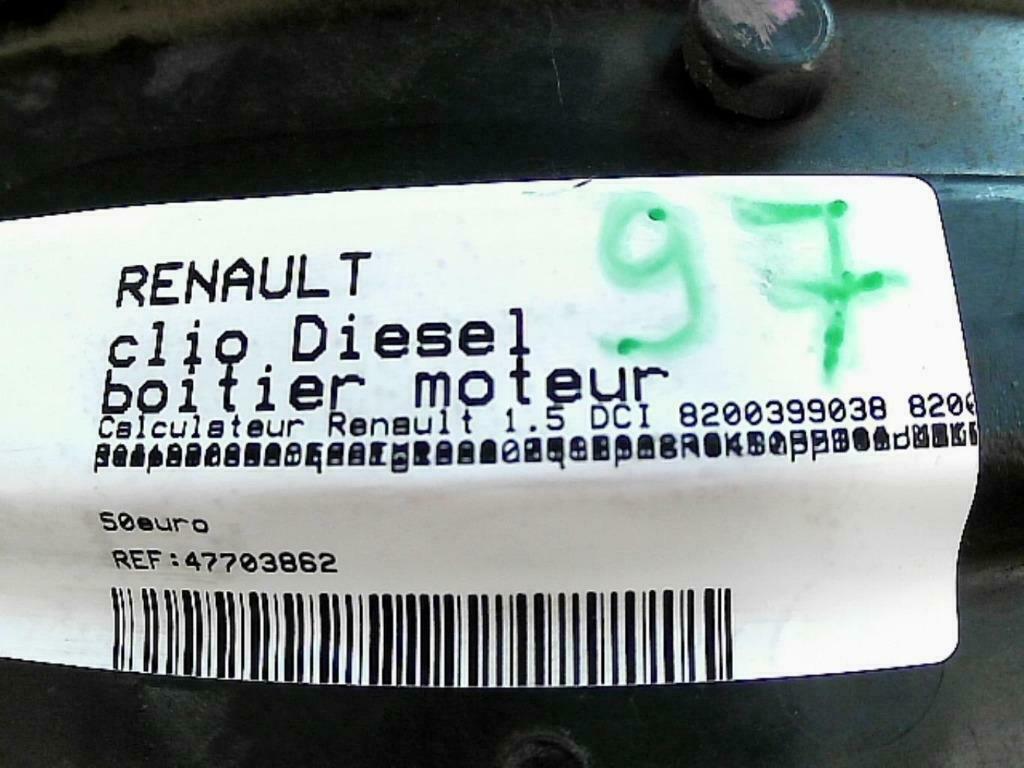 Boitier moteur Renault Clio 1.5 DCI 8200399038 (97), Enlèvement ou Envoi, Utilisé, Renault