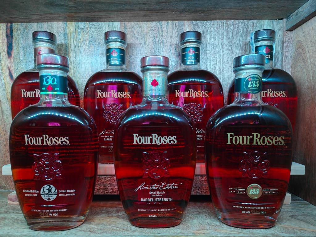 Four Roses Collectie Limited Edition Small Batch (7 Flessen), Overige gebieden, Overige typen, Nieuw, Ophalen of Verzenden