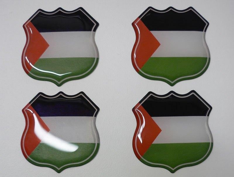 3D Palestina gel vlag stickers UV-bestendig, Verzamelen, Verzenden, Nieuw, Overige typen